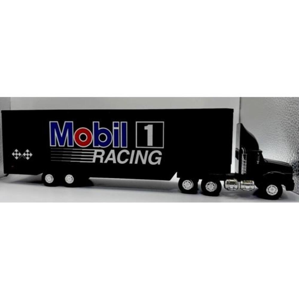Vintage 1994 Mobil 1 Racing Black Semi Truck